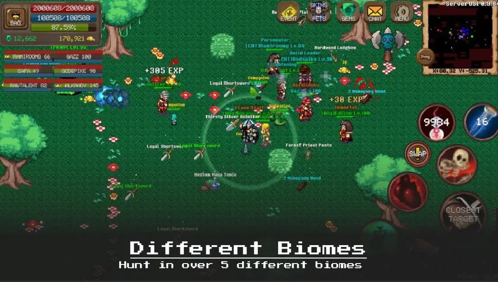 MMORPG Laurum Online - RPG - Pixel MMO - PVP screenshot
