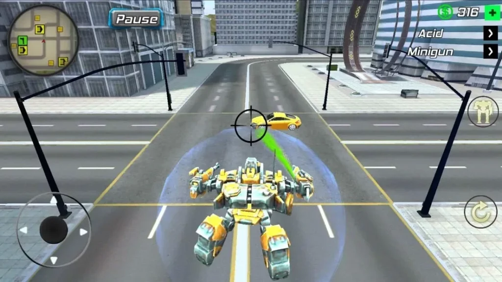 Super Crime Steel War Hero Iron Flying Mech Robot screenshot