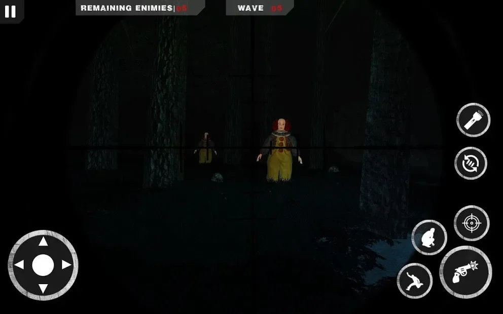 Ужас Снайпер - Призрачный клоун в мертвых screenshot