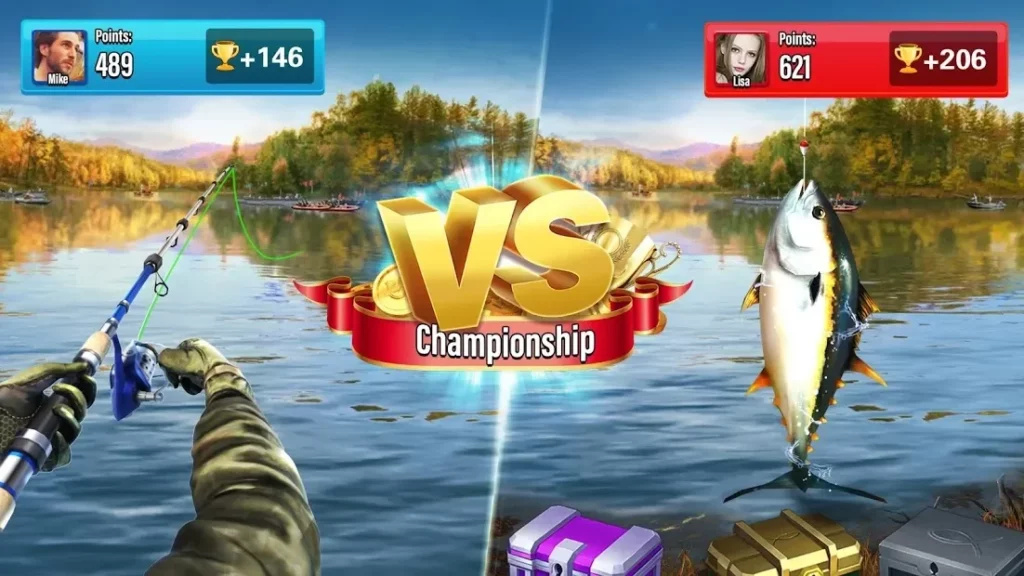 Fishing Fever: Free PVP Wild Fish Catching Games screenshot
