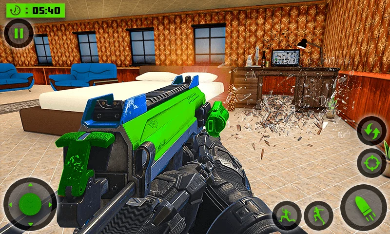 Дом разрушения Smash уничтожить дом съемки FPS screenshot