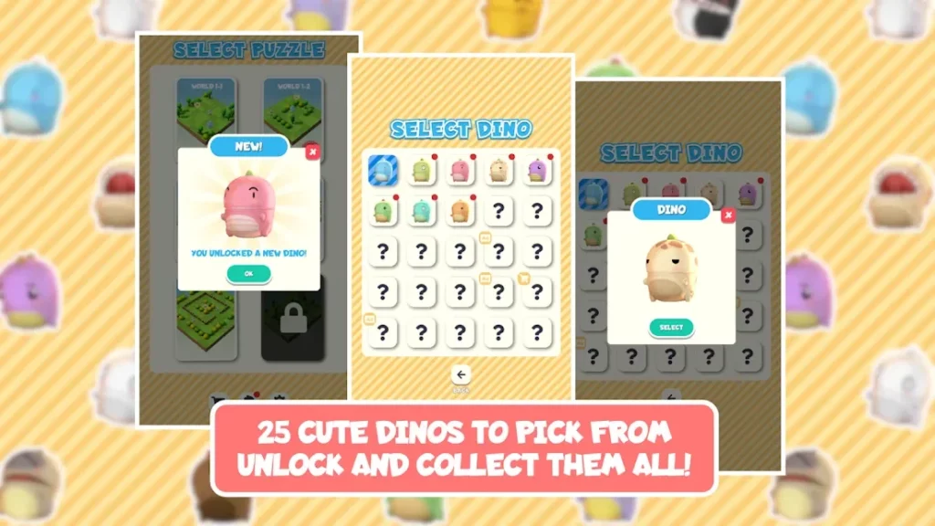 Puzzle Dino - Egg Adventure screenshot
