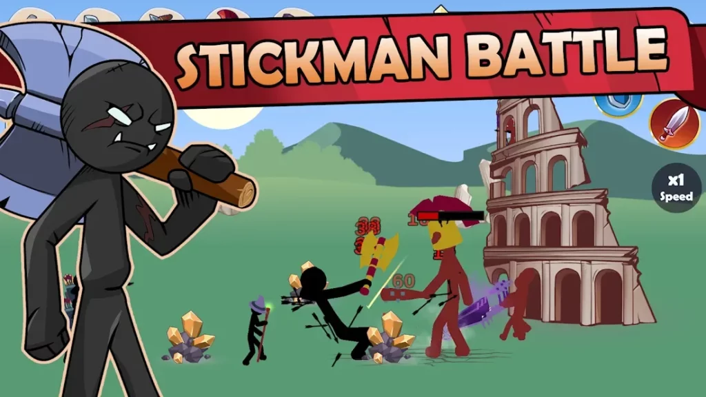 Stickman War Legend of Stick игра стратегия 2021 screenshot