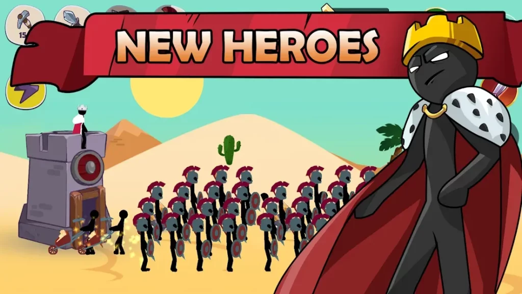 Stickman War Legend of Stick игра стратегия 2021 screenshot