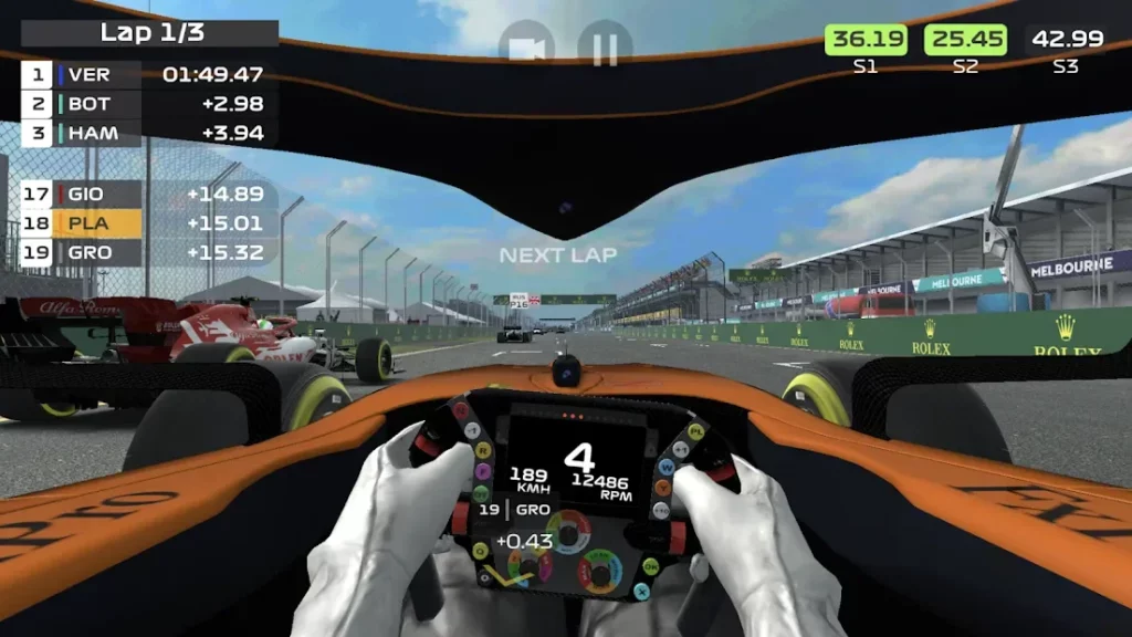F1 Mobile Racing screenshot