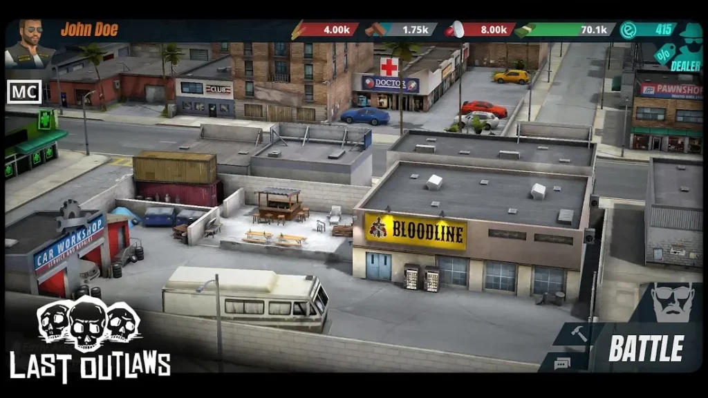 Last Outlaws: The Outlaw Biker Strategy Game screenshot