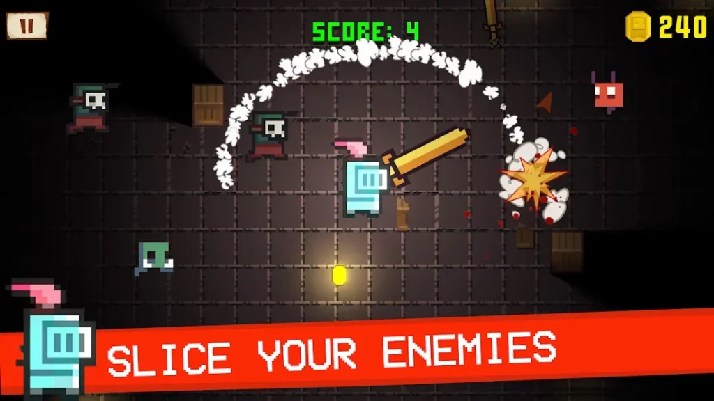 SLICE KNIGHT – DUNGEON FIGHTER & WEAPON SIMULATOR screenshot