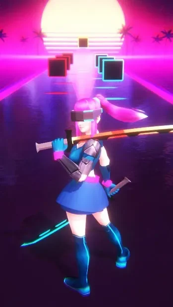 Cyber Beat Ghost Slasher screenshot