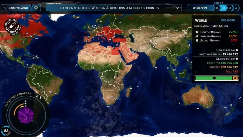 Outbreak - Infect The World screenshot