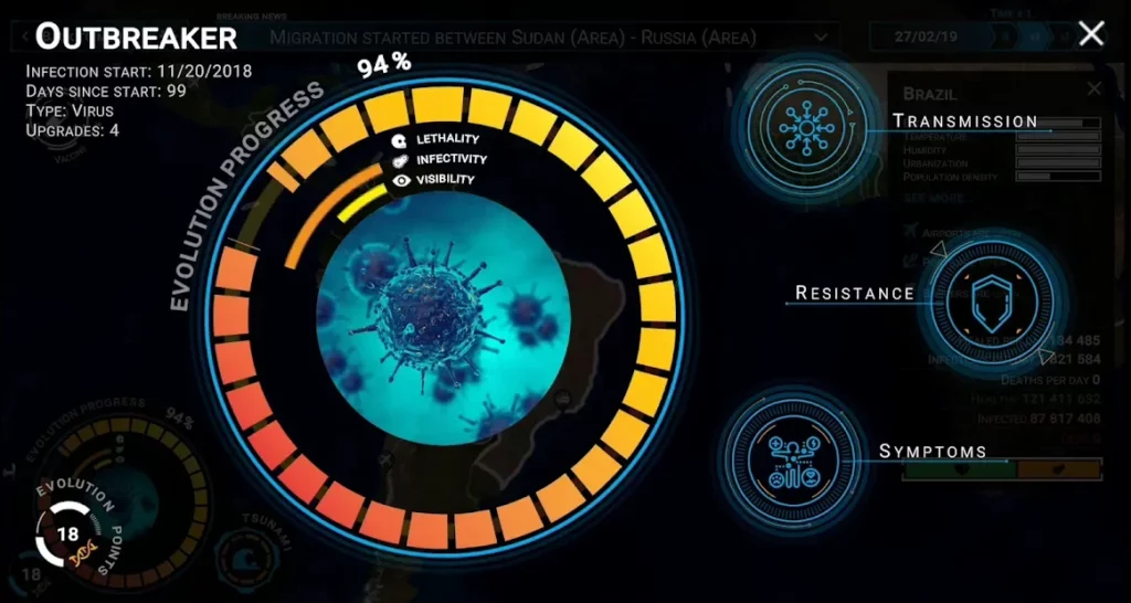 Outbreak - Infect The World screenshot
