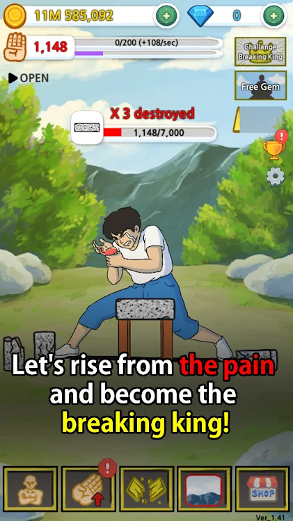 Tap Tap Breaking: Break Everything Clicker Game screenshot