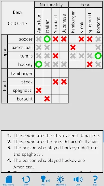 Simple Logic Puzzle screenshot