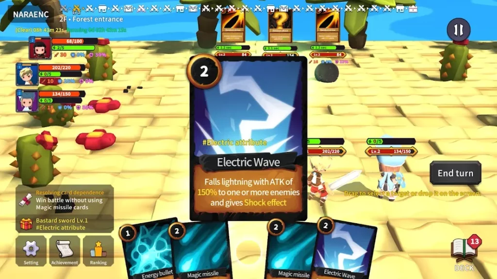 TEARS RAIN : TCG & Roguelike screenshot