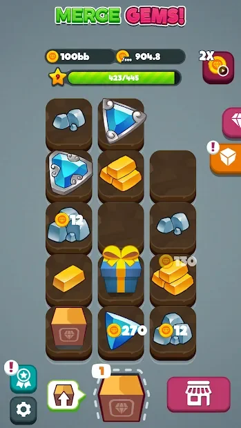 Merge Gems! screenshot
