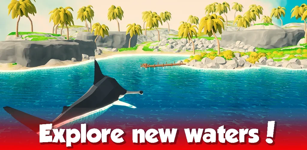 Idle Shark World: Hungry Monster Evolution Game screenshot