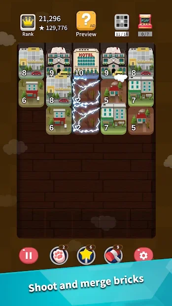 Hello Town 2048 - Merge & Tycoon screenshot