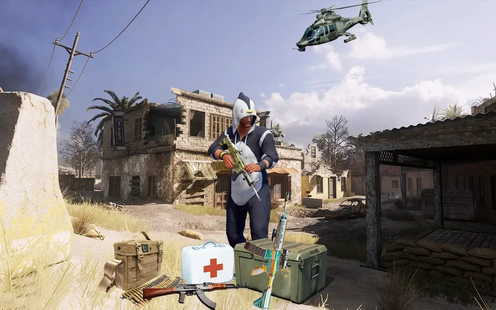 Free Survival Fire Fps Offline Battleground screenshot