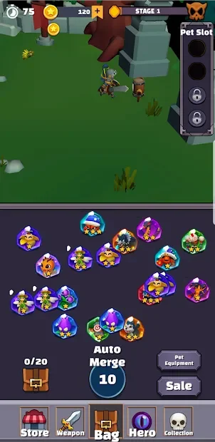 Merge Monster : Idle Hero screenshot
