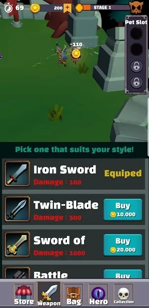 Merge Monster : Idle Hero screenshot