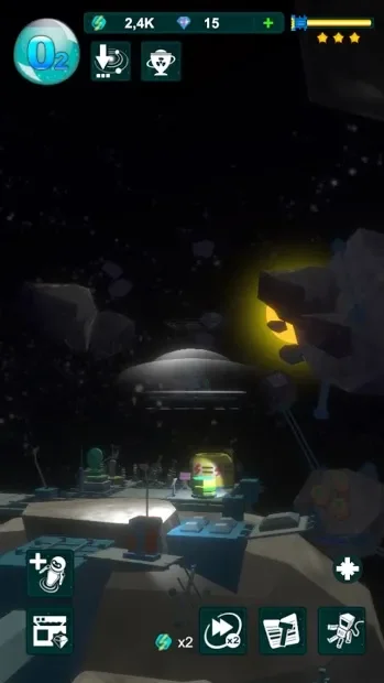 Space Idle Ark: craft mine mans build ship farm screenshot
