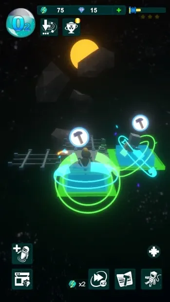 Space Idle Ark: craft mine mans build ship farm screenshot