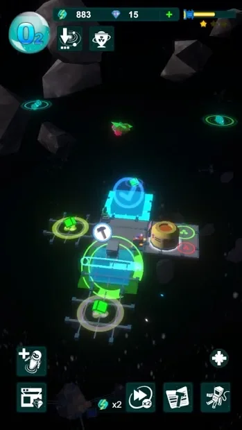 Space Idle Ark: craft mine mans build ship farm screenshot