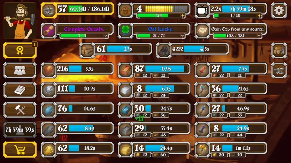 Craftsmith - Idle Crafting Game screenshot