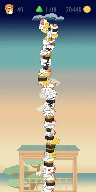 Neko Sushi - Stack Game screenshot