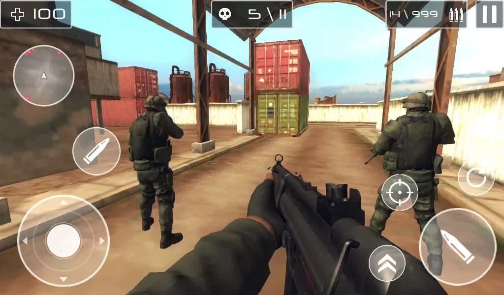 ? бесплатные оффлайн игры со стрельбой: Fire Zone screenshot