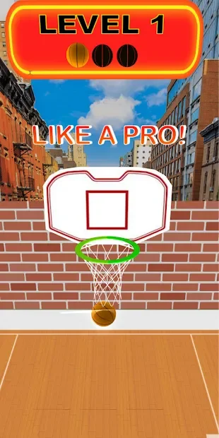 Basketball Hoop Shots screenshot
