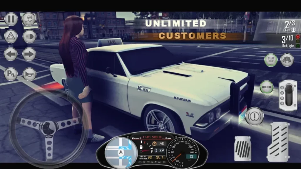 Taxi: Simulator Game 1976 screenshot