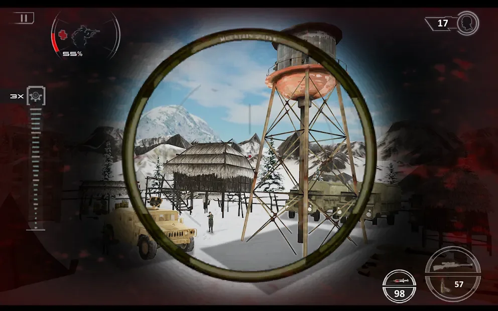 Mountain Sniper Shooting: 3D FPS screenshot
