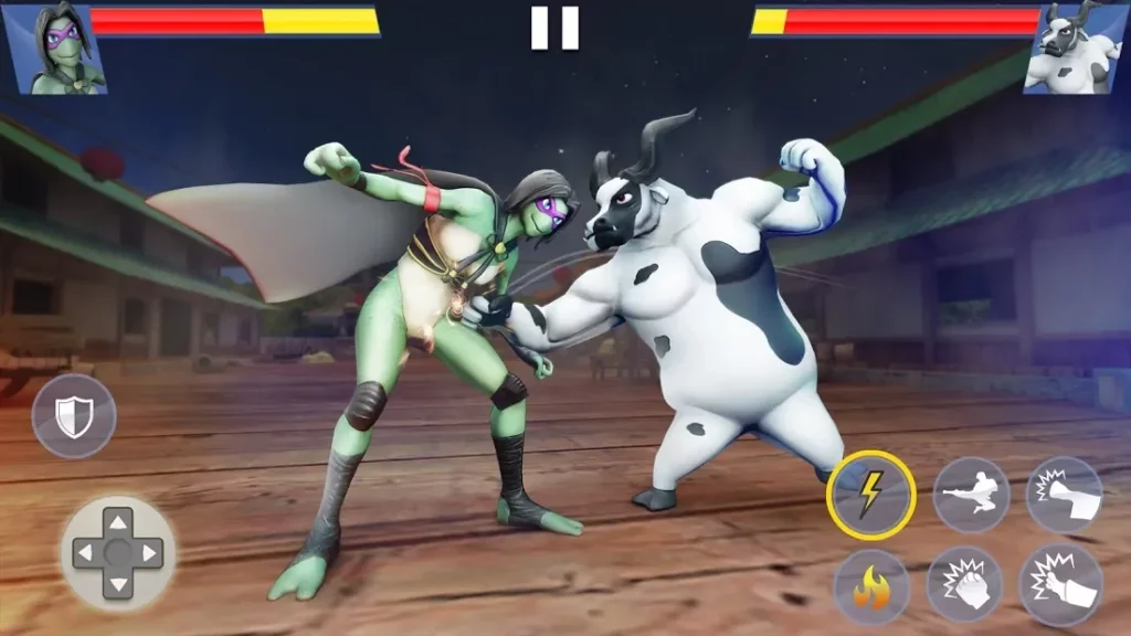 Кунг-фу животных Борьба игры: Wild Каратэ Fighter screenshot