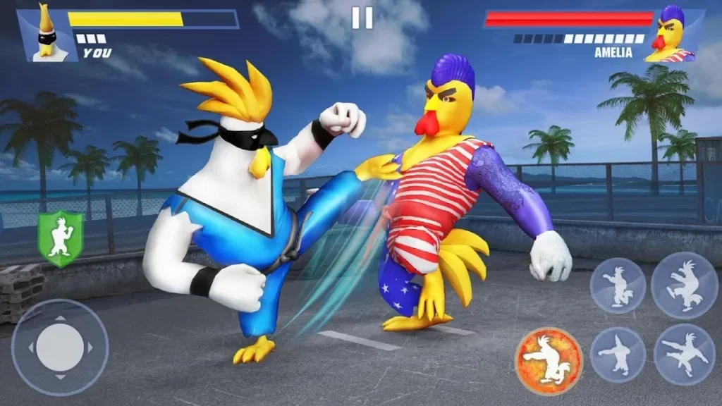 Кунг-фу животных Борьба игры: Wild Каратэ Fighter screenshot