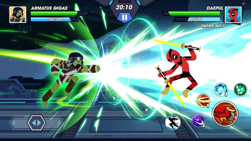 Stickman Fighter Infinity - Super Action Heroes screenshot