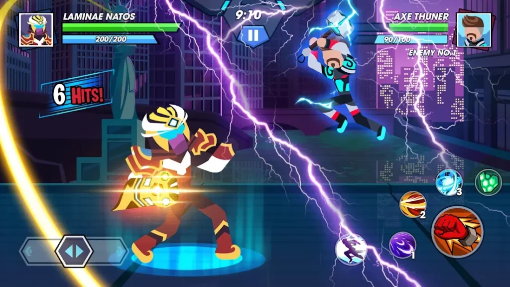 Stickman Fighter Infinity - Super Action Heroes screenshot