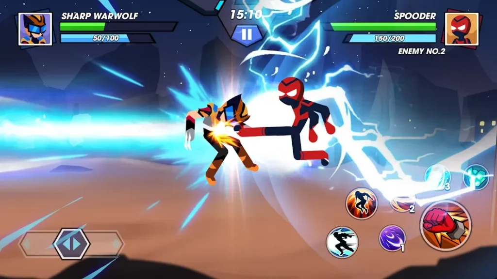 Stickman Fighter Infinity - Super Action Heroes screenshot