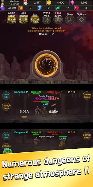 IDLE DUNGEON screenshot