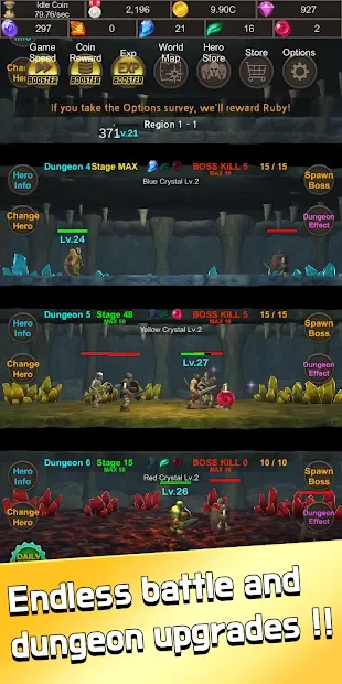 IDLE DUNGEON screenshot
