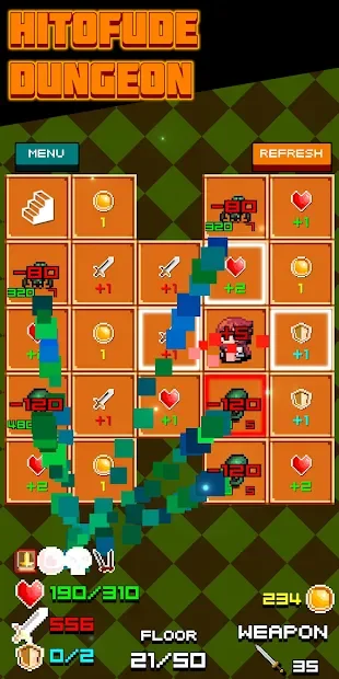 HITOFUDE DUNGEON screenshot