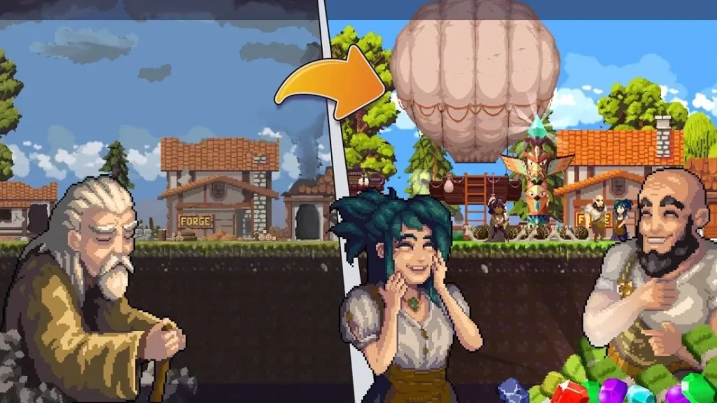 Miners Settlement: Idle RPG screenshot