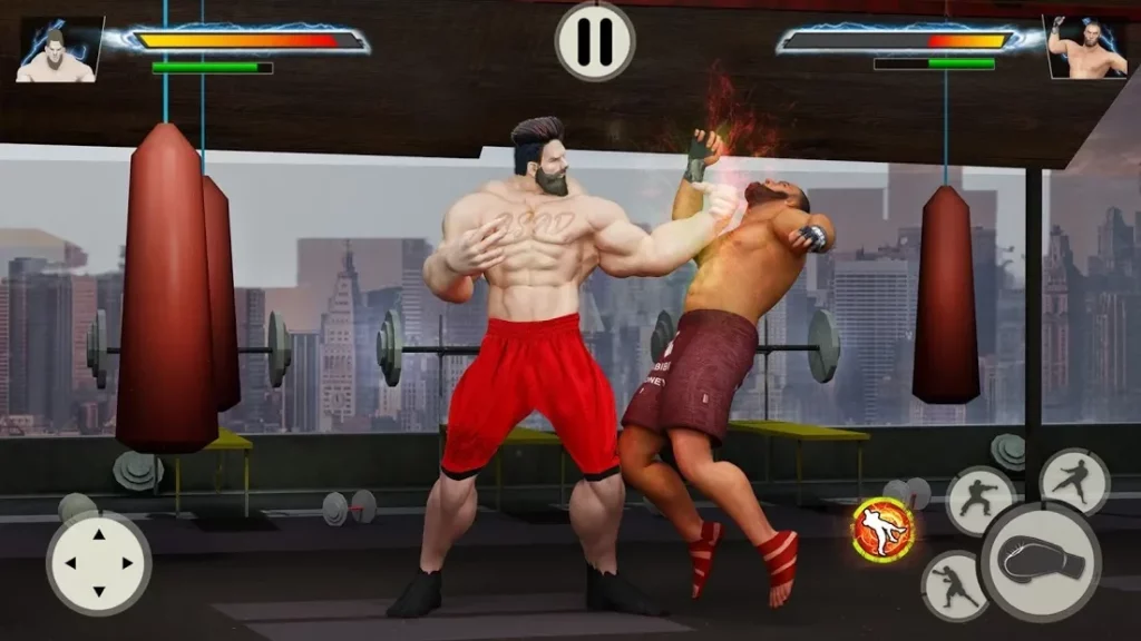 GYM Борьба Игры: Культурист Тренер Fight PRO screenshot