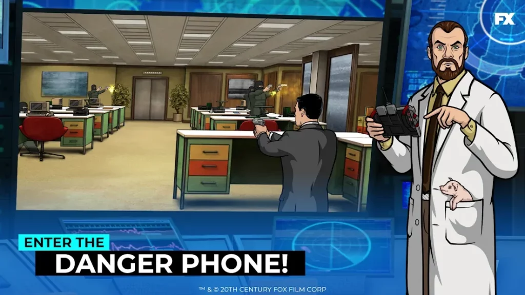Archer: Danger Phone - Official Idle Game screenshot