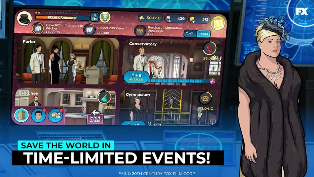 Archer: Danger Phone - Official Idle Game screenshot