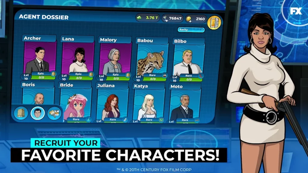 Archer: Danger Phone - Official Idle Game screenshot