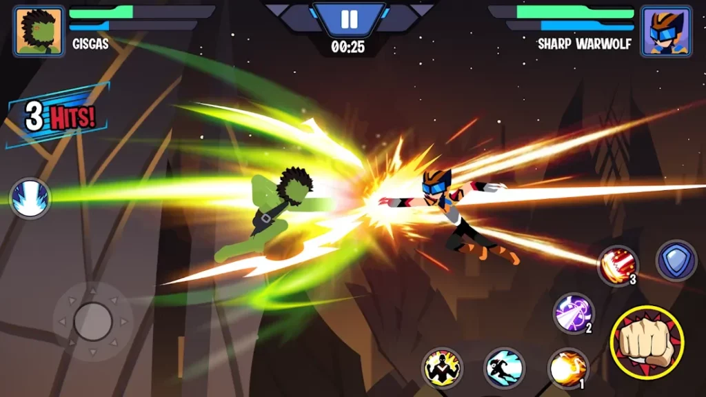 Stickman Heroes Fight - Super Stick Warriors screenshot