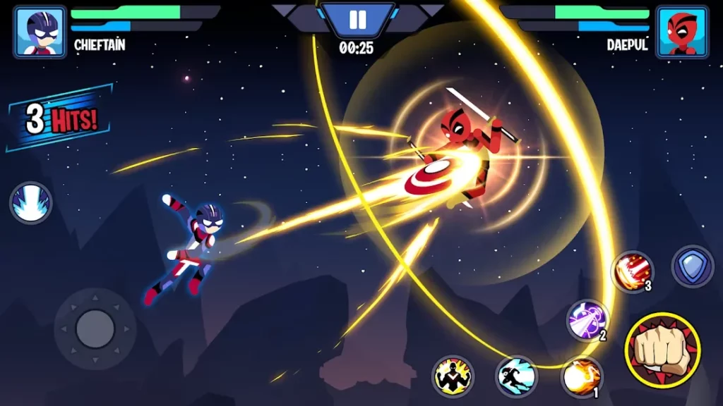 Stickman Heroes Fight - Super Stick Warriors screenshot