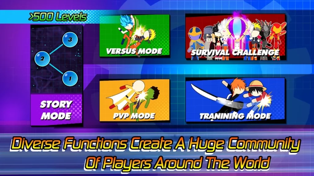 Super Stick Fight All-Star Hero: Chaos War Battle screenshot