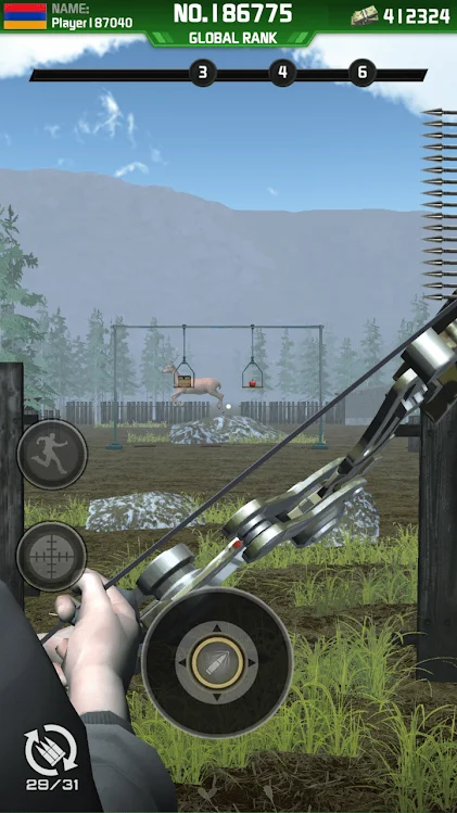 Archery Shooting Battle 3D Match Arrow ground shot screenshot