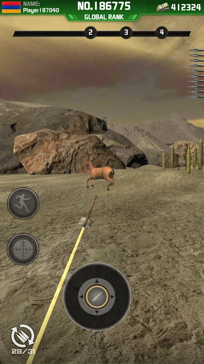 Archery Shooting Battle 3D Match Arrow ground shot screenshot